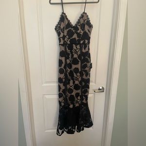 Lace floral formal dress with tags, never worn
